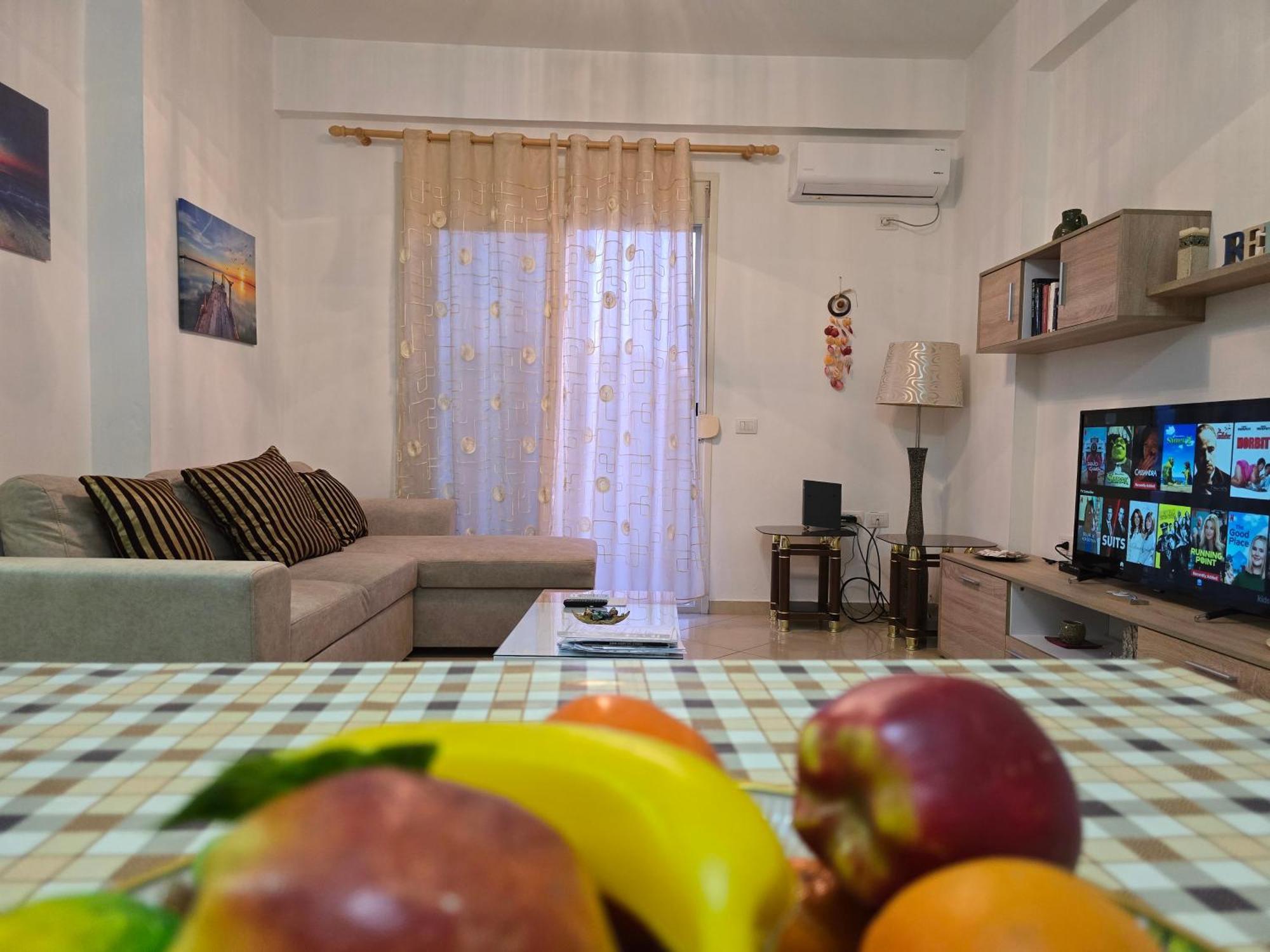 Modern , Quiet , Family Friendly & Fully Furnished Apartment Vlorë Eksteriør billede